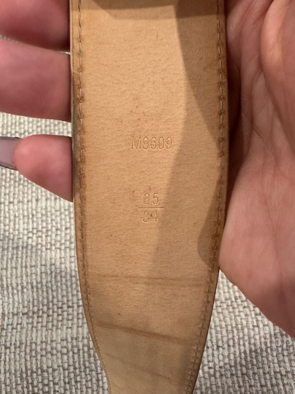 Louis Vuitton Damier Azur LV Initiales Belt - Picture 9 of 11